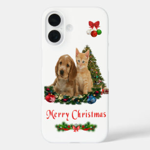 Puppy and kitten  iPhone 16 case