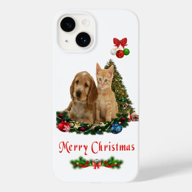 Puppy and kitten iPhone 14 Case-Mate iPhone Case (Back)
