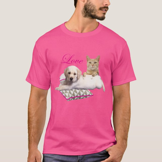 Puppy and Kitten T-Shirt (Front)