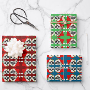 Puppy and Kitten Variety Christmas Wrapping Paper