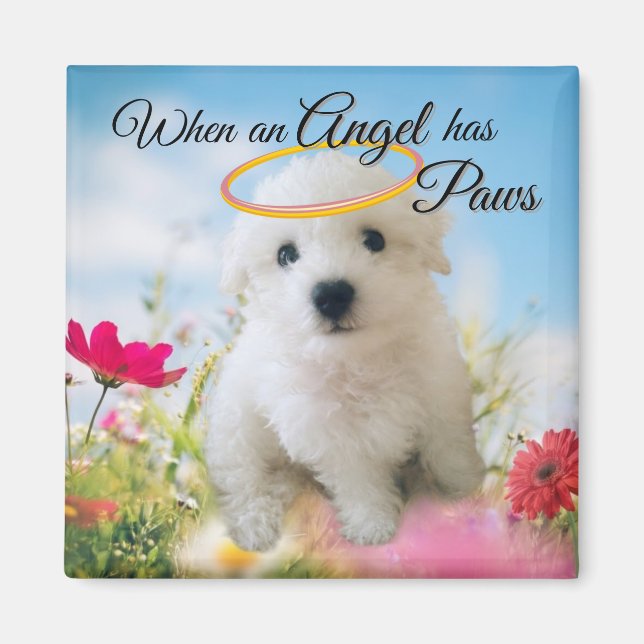Puppy Angel Magnet (Front)