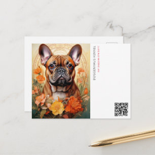 Puppy announcement postcard