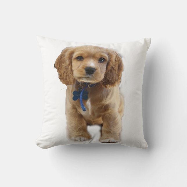 Puppy art cushion (Front)