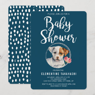 Puppy Baby Shower Invitation