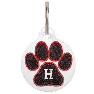Puppy birth red medal pet tag