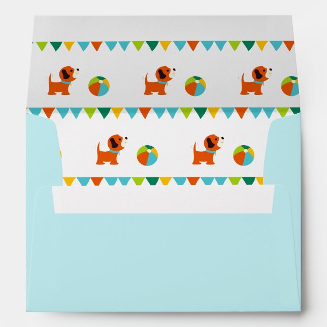 Puppy Birthday Envelopes (Back (Bottom))