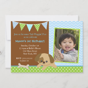Puppy Birthday Invitations