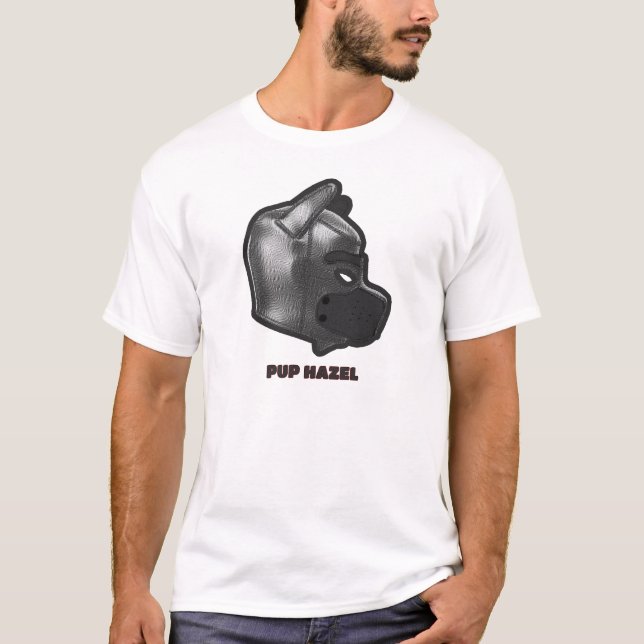 Puppy Black T-Shirt (Front)