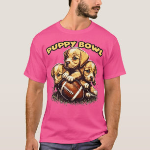 Puppy Bowl Sunday Funny Puppies Puppybowl Dog Fan  T-Shirt