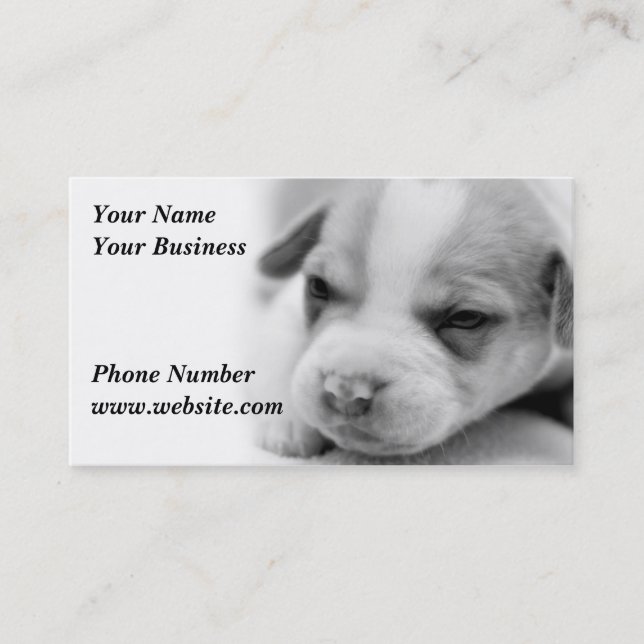 Puppy Business Card (Front)