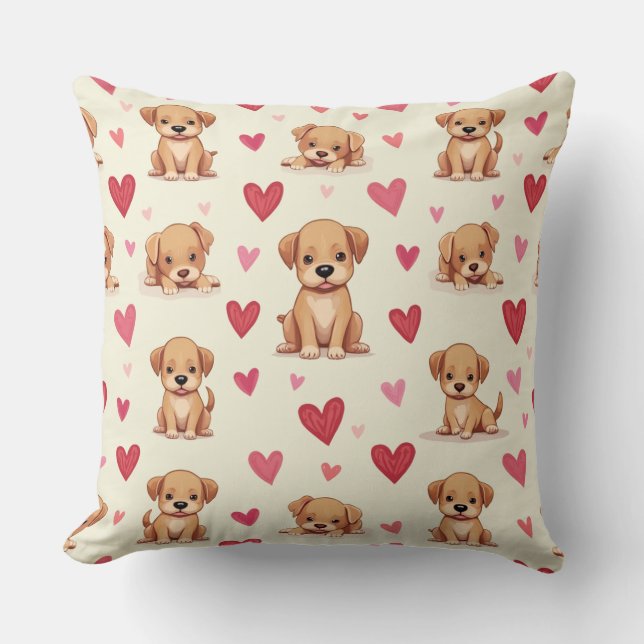 Puppy & Cat Cushion (Front)
