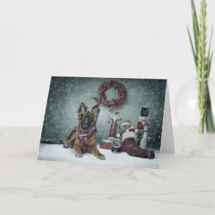Puppy christmas card