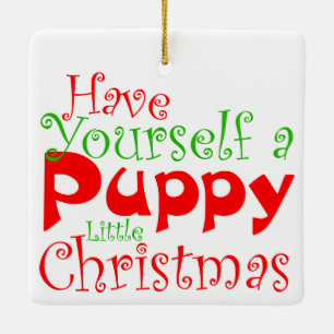 Puppy Christmas Holiday Pet Ornament