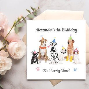 Puppy Dog Birthday Dog Birthday Party Napkin