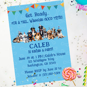 Puppy Dog Birthday Invitation