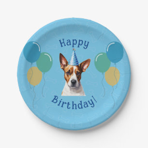 Puppy Dog Birthday Paper Plate