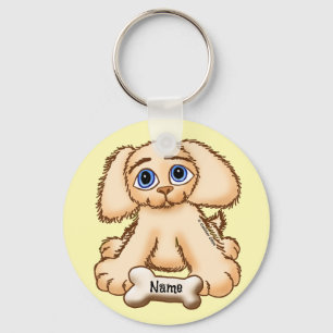 Puppy Dog Bone  Key Ring