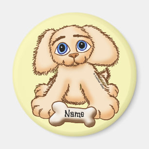 Puppy Dog Bone  Magnet