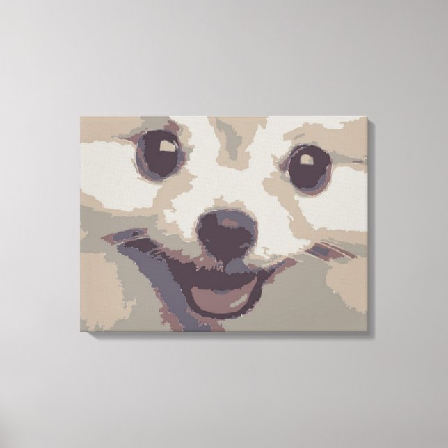 PUPPY DOG CANVAS PRINT (Front)