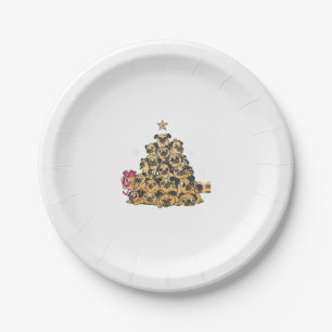 Puppy Dog Christmas Tree, Dog Christmas Tree  Paper Plate