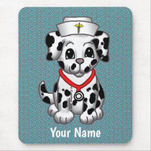 Puppy Dog custom Nurse Mouse Pad