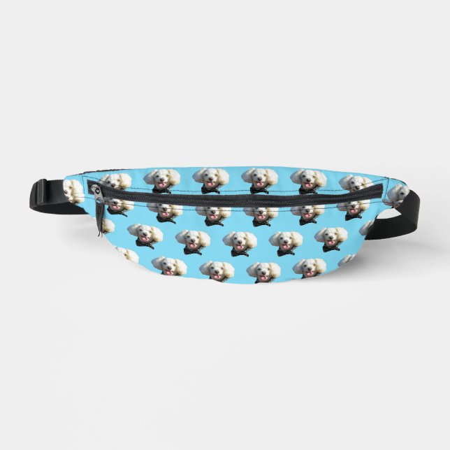 Puppy Dog Custom Photo Pattern Bum Bags (Front)