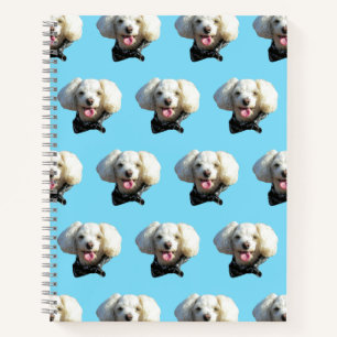 Puppy Dog Custom Photo Pattern Notebook