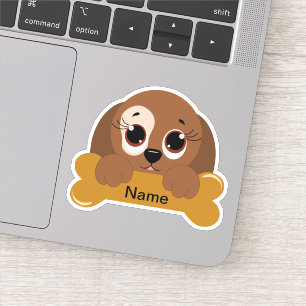 Puppy Dog Die Cut Sticker Decal