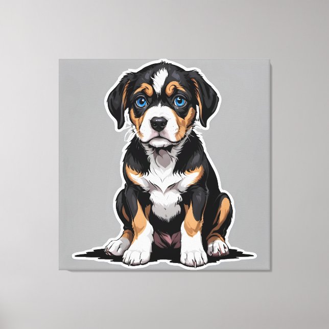 Puppy Dog Eyes  Canvas Print (Front)