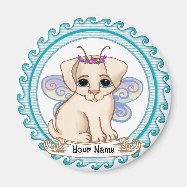 Puppy Dog Fairy   Magnet (Front)