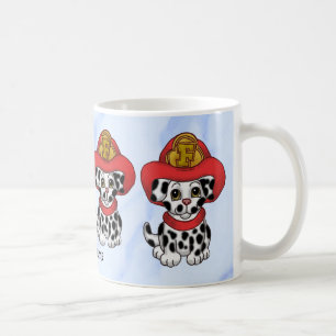 Puppy Dog Firefighter mug