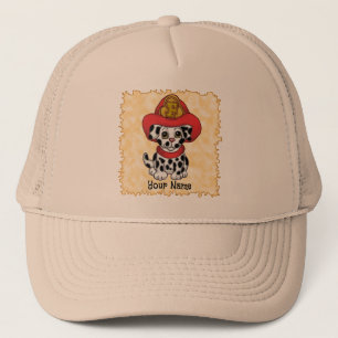 Puppy Dog Firefighter Trucker Hat