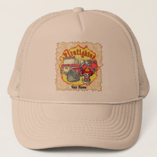 Puppy Dog Firetruck Firefighter hat
