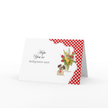 Puppy Dog Get Well Card