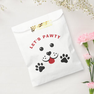 Puppy Dog Lets Pawty  Birthday Kid Favour Bags
