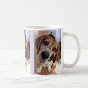 Puppy Dog Lover 3 Custom Photos Coffee Mug