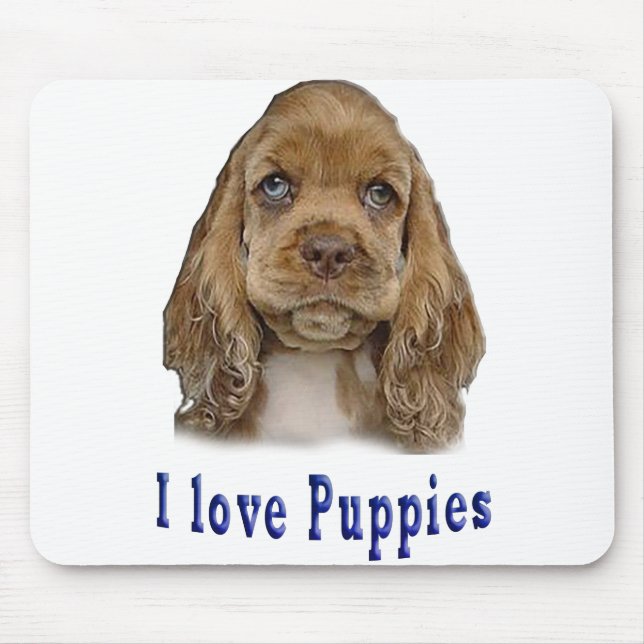 Puppy Dog Mouse Mat (Front)