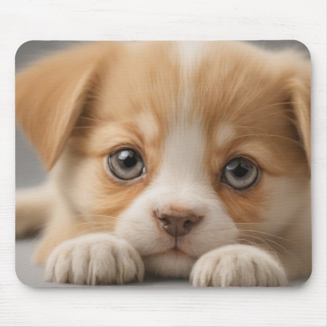 Puppy Dog Mouse Mat (Front)