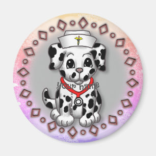Puppy Dog Nurse Magnet