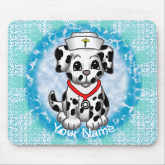 Puppy dog nurse  mouse mat
