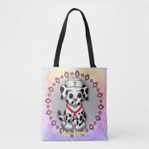 Puppy Dog Nurse Tote Bag
