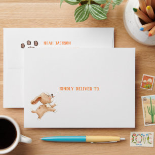 Puppy Dog Personalised Envelopes