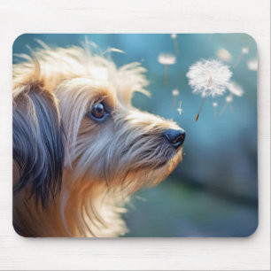 Puppy Dog Pet Animal Tranquil Peaceful Mouse Mat