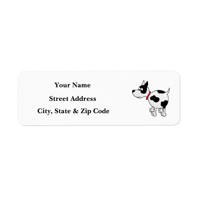 Puppy Dog Return Address Labels (Front)