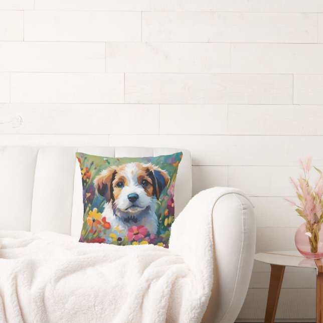 Puppy Dog Throw Pillow (Couch)