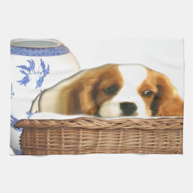 Puppy Dogs Tea Towel (Horizontal)