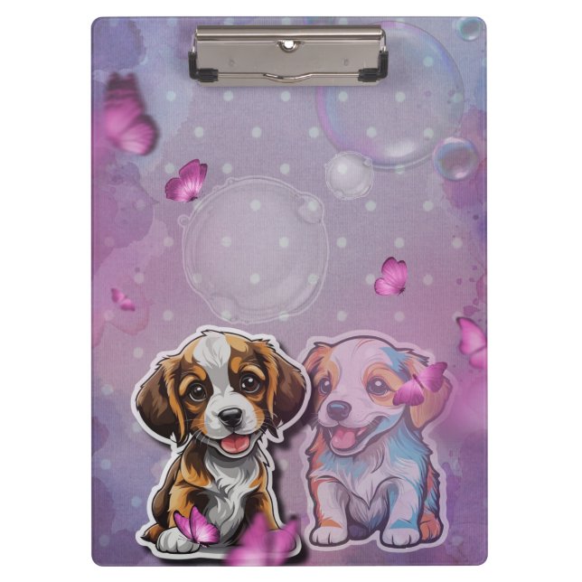 Puppy dreams clipboard (Front)