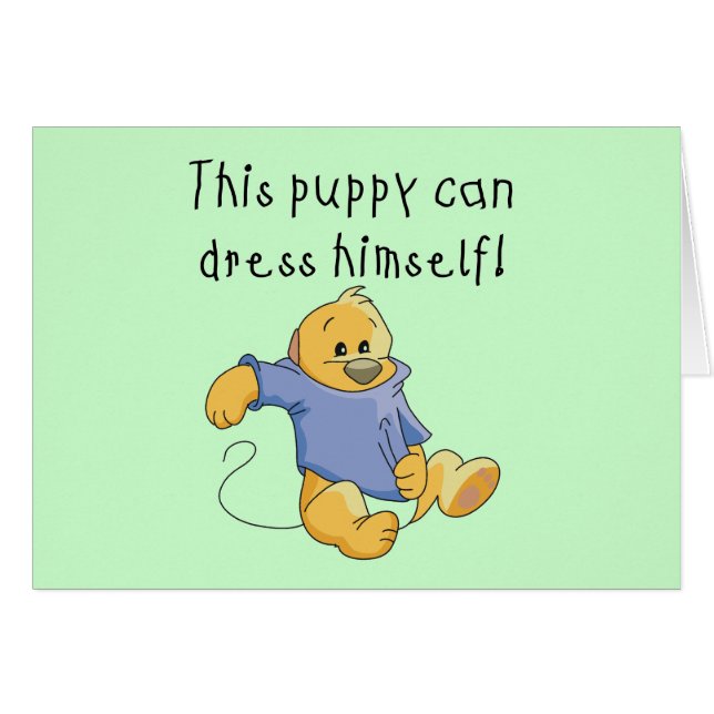 Puppy Dress Up Tshirts and Gifts (Front Horizontal)