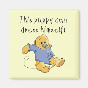 Puppy Dress Up Tshirts and Gifts Magnet