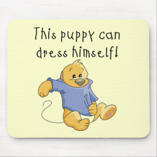 Puppy Dress Up Tshirts and Gifts Mouse Mat